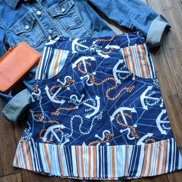 Dresses & Skirts - NWT Nautical Skirt - One Fun Summer - Small